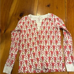 Roller Rabbit White Set with Pink Monkey Print